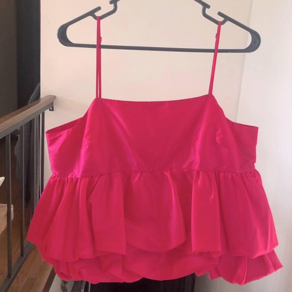 Unique Barbie Pink Ruffle Blouse